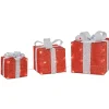 Gifi Cadeau lumineux rouge Homday 40 LED intérieur extérieur x3^ Décoration Extérieure De Noël