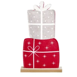 Gifi Cadeaux décoratifs en feutrine à poser H29,5cm^ Décoration Intérieure De Noël