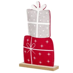 Gifi Cadeaux décoratifs en feutrine à poser H29,5cm^ Décoration Intérieure De Noël