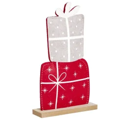 Gifi Cadeaux décoratifs en feutrine à poser H29,5cm^ Décoration Intérieure De Noël