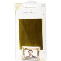 Clearance Gifi Cadre photo gonflable doré 86x60cm