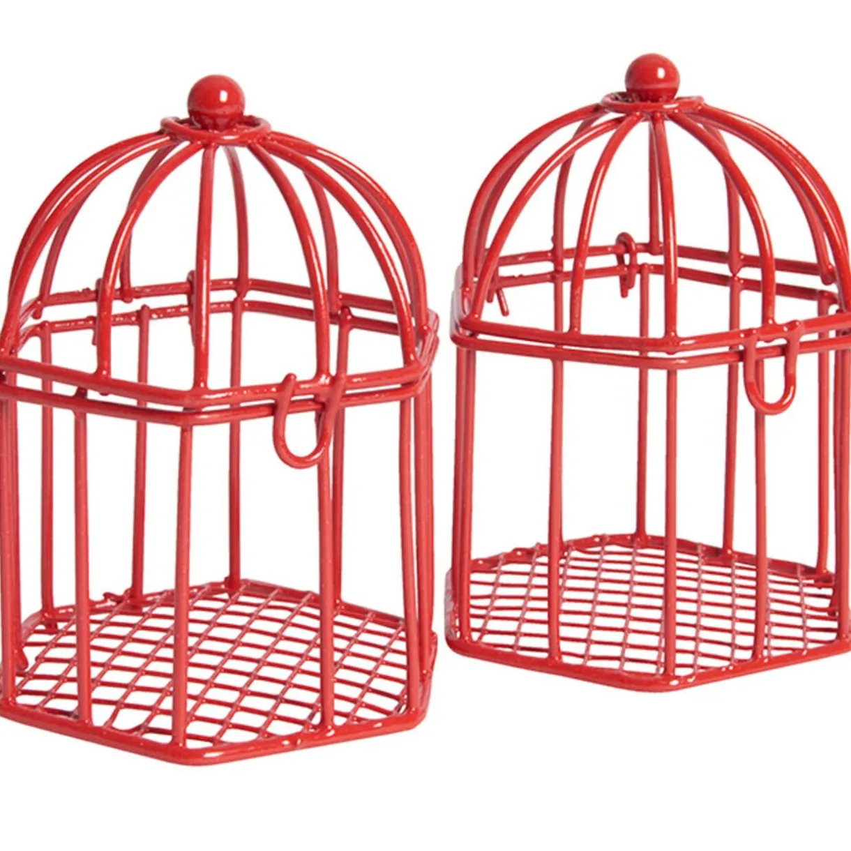 Sale Gifi Cage à dragées rouge x2