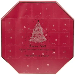 Gifi Calendrier de l'Avent avec 24 bougies parfumées Baies d’hiver^ Loisirs Créatifs Et Emballage Cadeau
