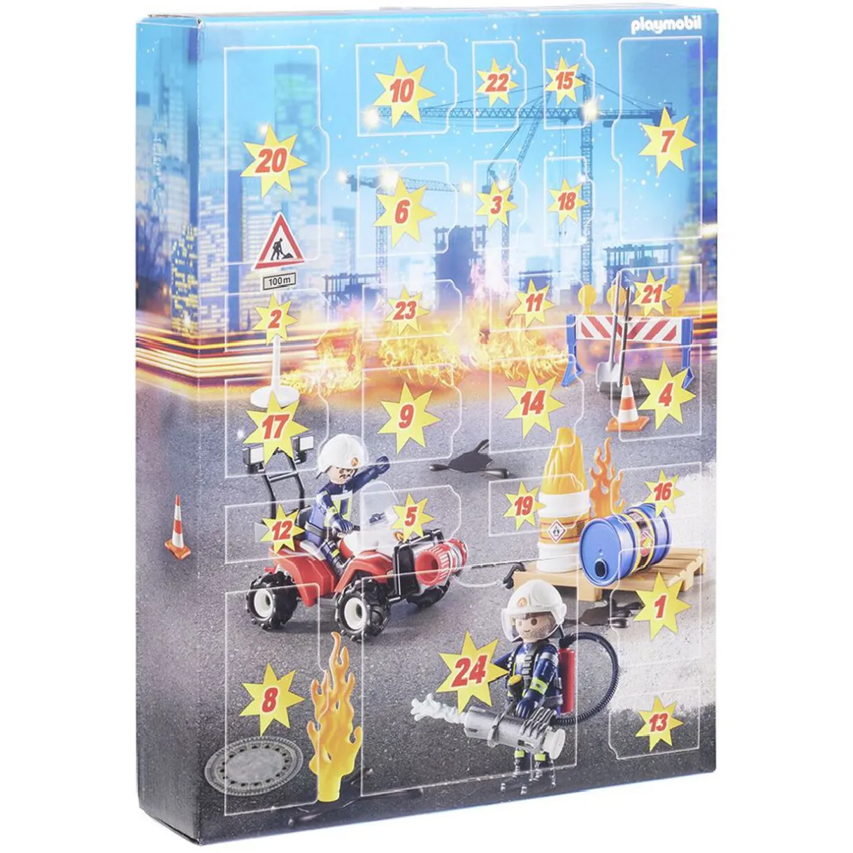 Gifi Calendrier de l'Avent pompier Playmobil^ Loisirs Créatifs Et Emballage Cadeau