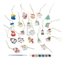 Gifi Calendrier de l'avent suspension à peindre^ Loisirs Créatifs Et Emballage Cadeau