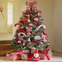 Online Gifi Canne à sucre déco Noël à suspendre rouge H40cm