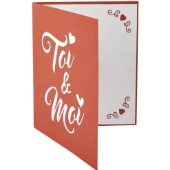 Gifi Carte 3D Saint Valentin^ Loisirs Créatifs Et Emballage Cadeau