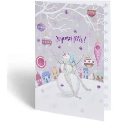 Gifi Carte de voeux Noël 12x17cm^ Loisirs Créatifs Et Emballage Cadeau