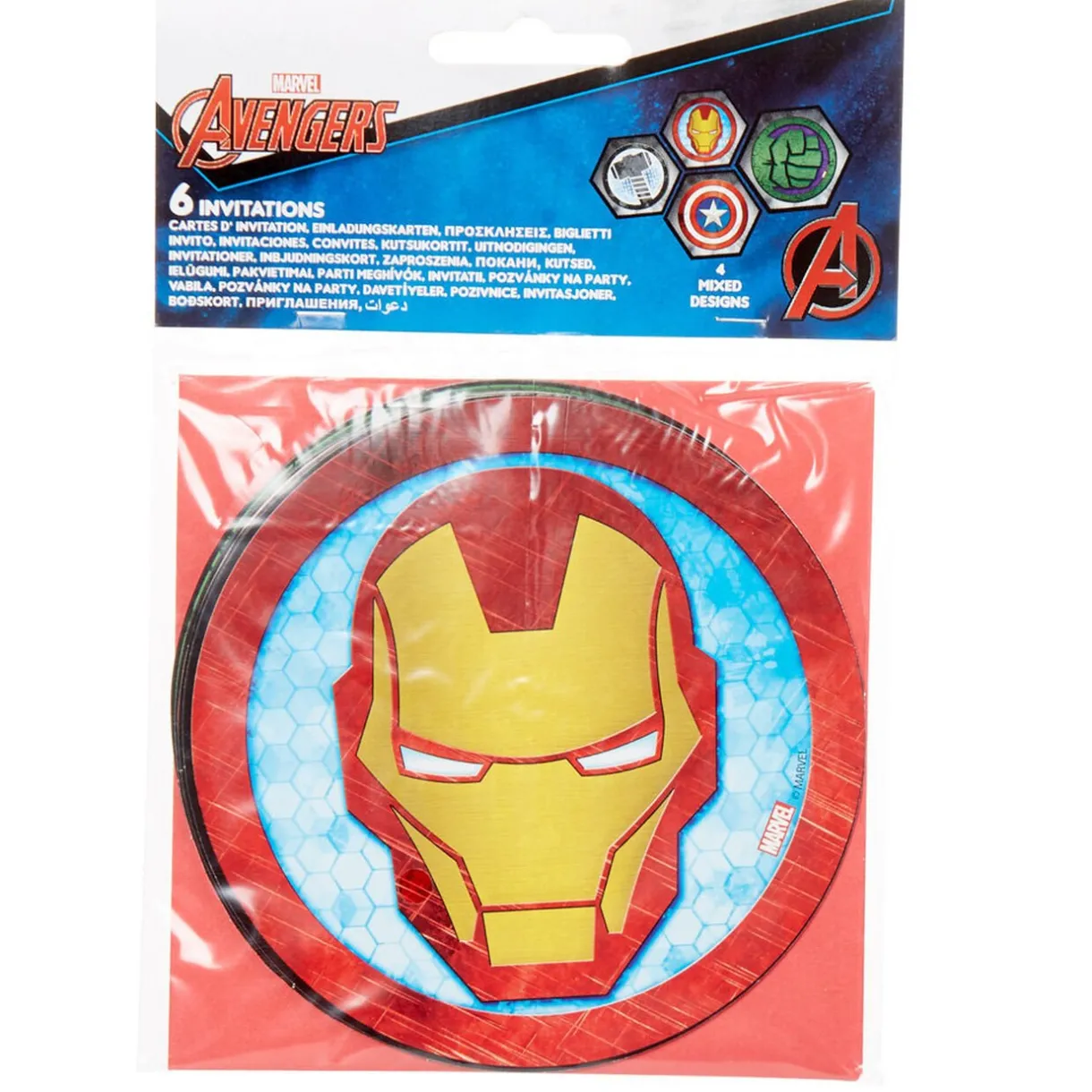 Gifi Carte d'invitation Avengers x6^ Loisirs Créatifs Et Emballage Cadeau