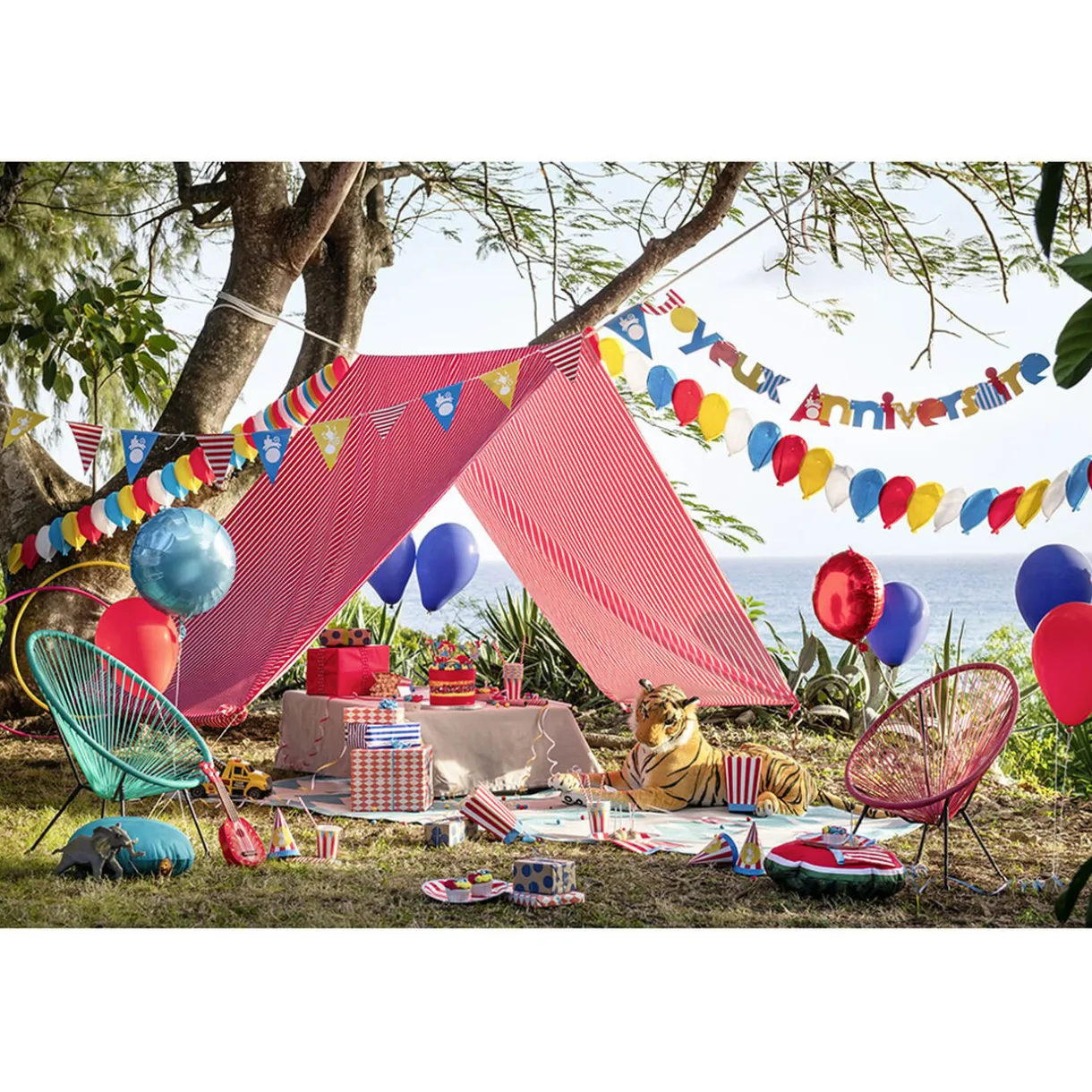 Gifi Carte d'invitation Circus avec enveloppe x 8^ Loisirs Créatifs Et Emballage Cadeau