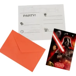 Gifi Carte d'invitation Star Wars x6^ Loisirs Créatifs Et Emballage Cadeau