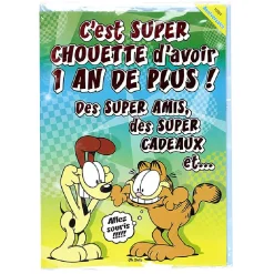 Gifi Carte géante Garfield^ Loisirs Créatifs Et Emballage Cadeau