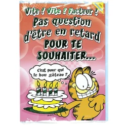 Gifi Carte géante Garfield^ Loisirs Créatifs Et Emballage Cadeau