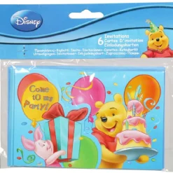 Gifi CARTE INVITATION WINNIE X6^ Loisirs Créatifs Et Emballage Cadeau