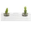Clearance Gifi Centre de table plante grasse artificielle x2