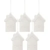 Gifi Chalet déco à suspendre Noël blanc H.10 cm x5^ Décoration Sapin