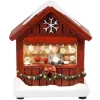 Gifi Chalet de Noël avec figurine lumineuse 3 LED^ Décoration Intérieure De Noël