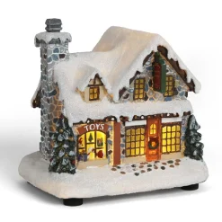 Gifi Chalet enneigé lumineux résine^ Décoration Intérieure De Noël