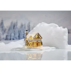 Gifi Chalet enneigé lumineux résine^ Décoration Intérieure De Noël