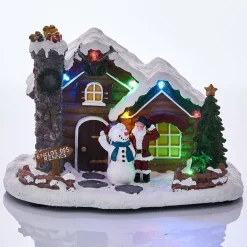 Gifi Chalet lumineux enclos des rennes 7 LED^ Décoration Intérieure De Noël