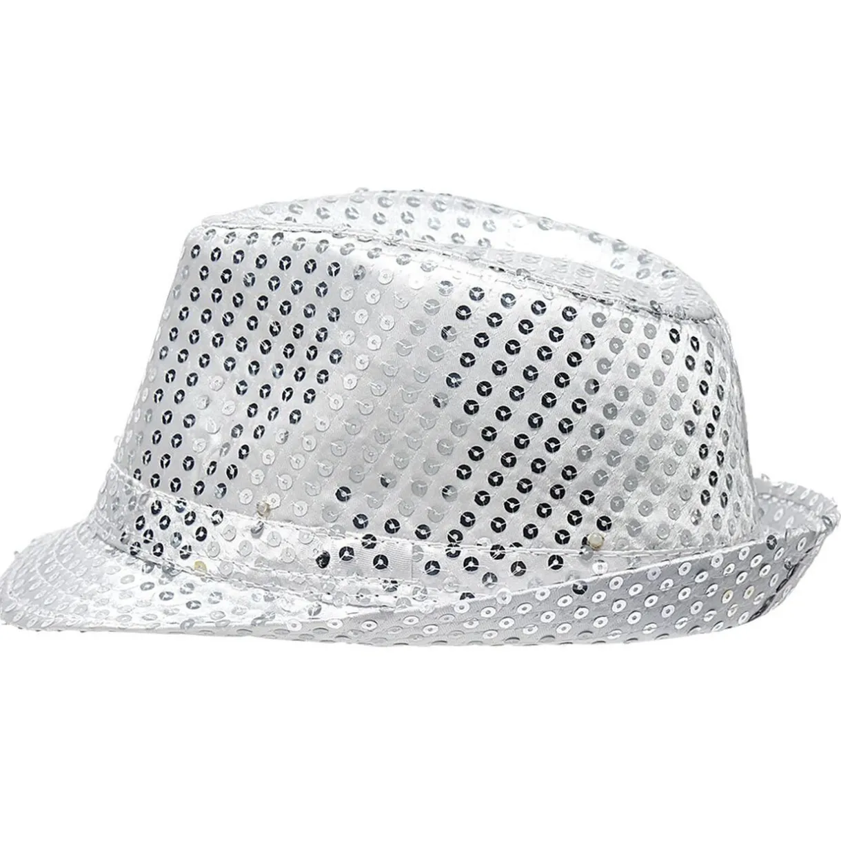 Best Gifi Chapeau à sequins avec led doré ou argenté