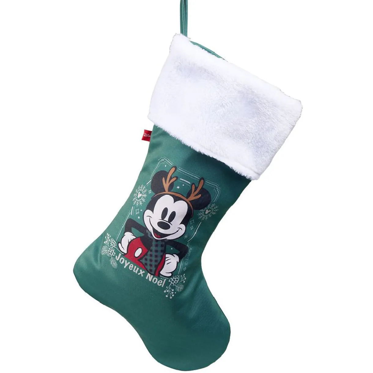 Gifi Chaussette de Noël Disney Mickey à suspendre H27cm^ Décoration Sapin