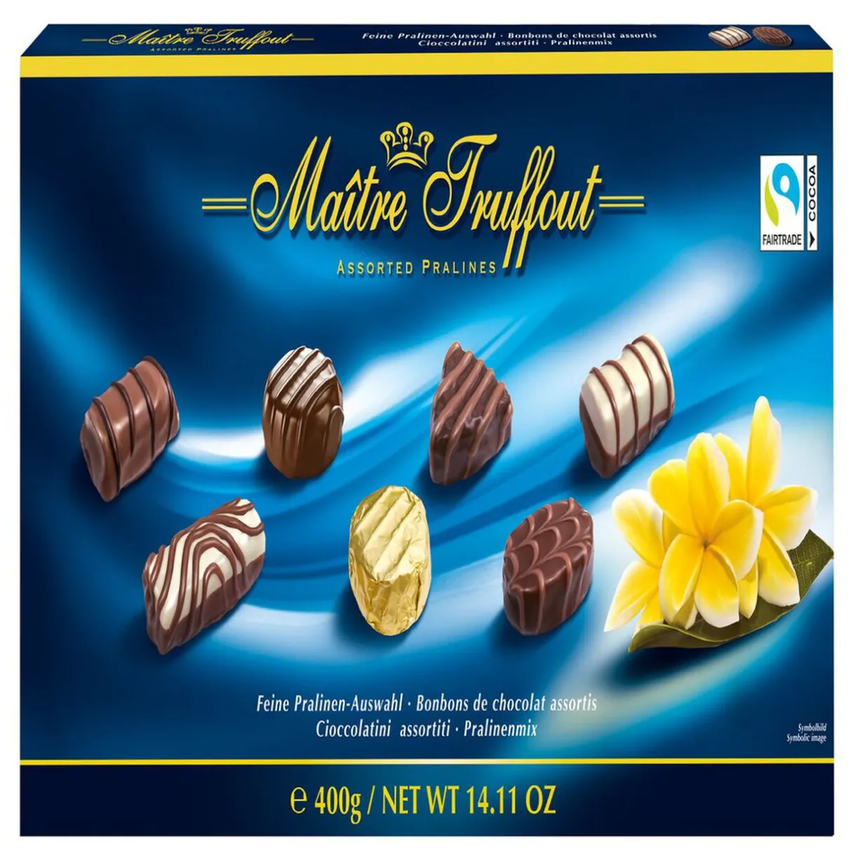 Best Gifi Chocolats pralinés Maître Truffout 400gr - Boîte bleue