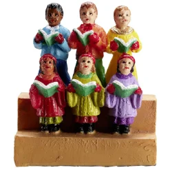 Gifi Chorale 6 enfants pour village de Noël^ Décoration Intérieure De Noël