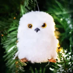 Gifi Chouette à suspendre effet peluche^ Décoration Sapin