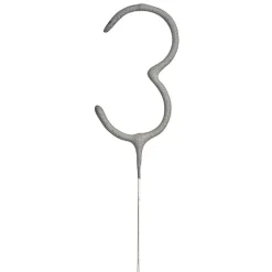 Discount Gifi Cierge magique chiffre 3