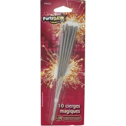 Discount Gifi Cierge magique scintillant x10