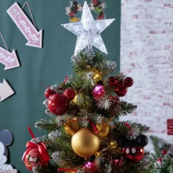 Gifi Cimier tête de sapin Noël lumineuse Mickey et Minnie Disney^ Décoration Sapin