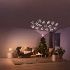 Gifi Cimier tête de sapin Noël projecteur 4 LED^ Décoration Sapin