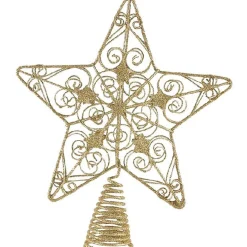 Gifi Cimier tête de sapin Noël étoile dorée^ Décoration Sapin