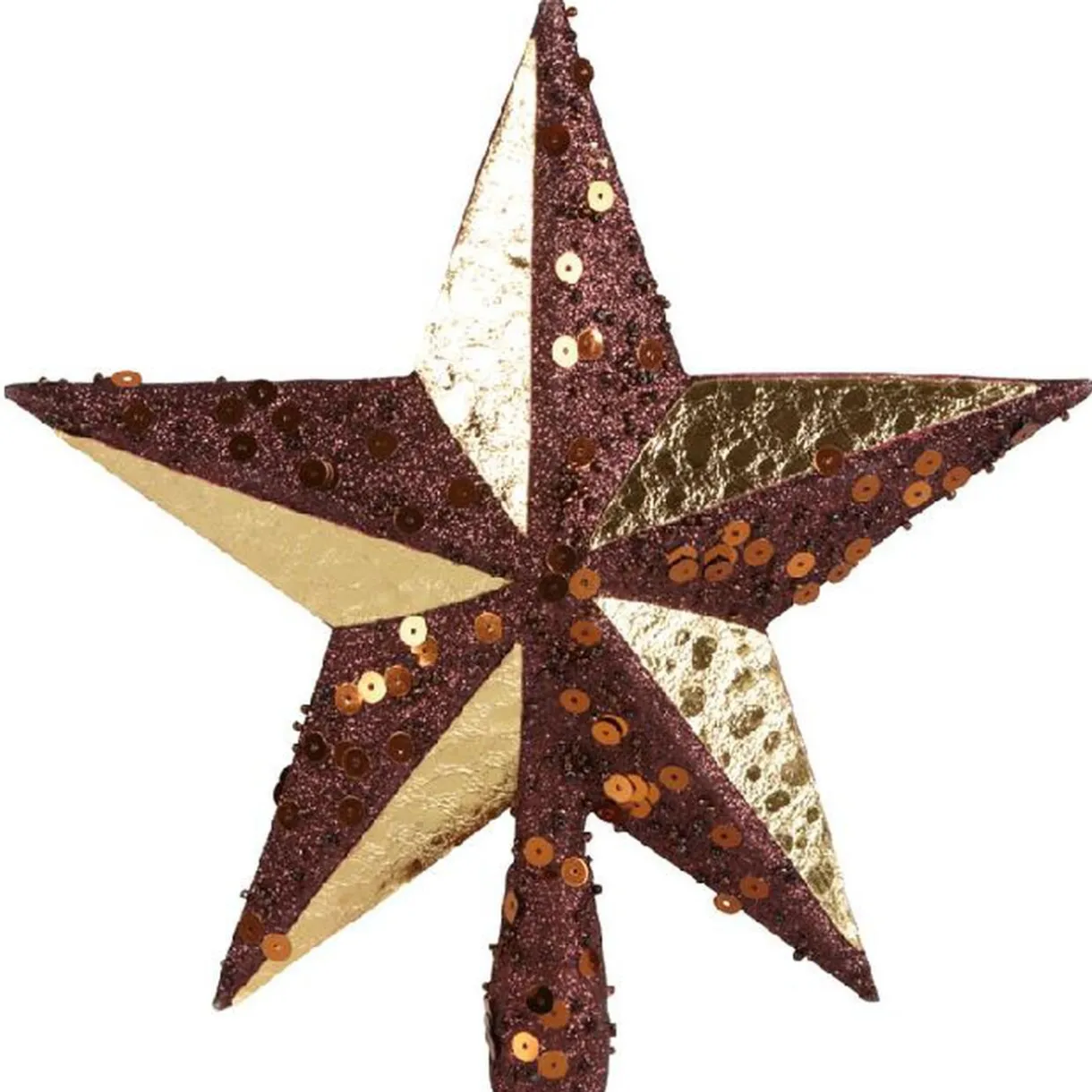 Gifi Cimier tête de sapin Noël étoile dorée^ Décoration Sapin