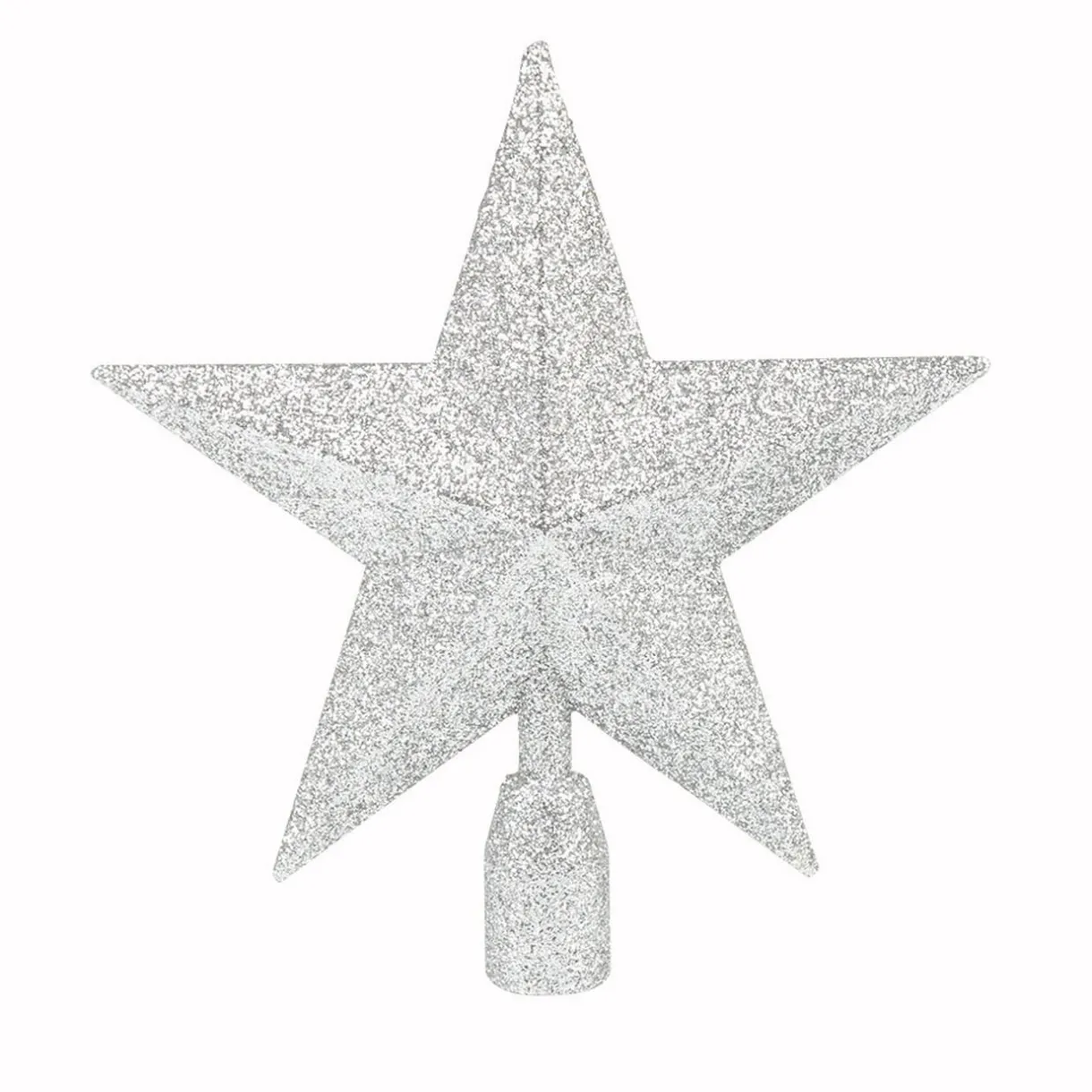Gifi Cimier tête de sapin Noël étoile argentée^ Décoration Sapin