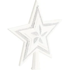 Gifi Cimier tête de sapin Noël étoile blanc^ Décoration Sapin