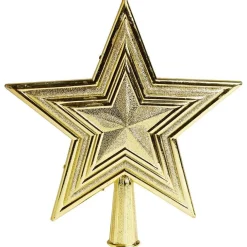 Gifi Cimier tête de sapin Noël étoile dorée^ Décoration Sapin