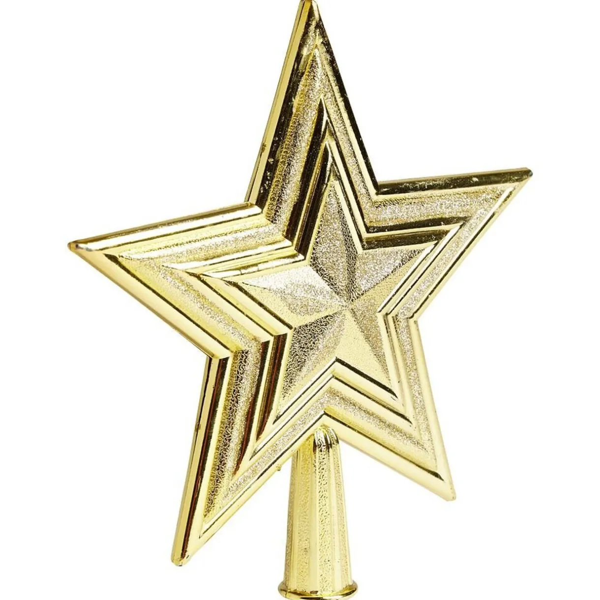 Gifi Cimier tête de sapin Noël étoile dorée^ Décoration Sapin