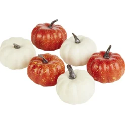 Clearance Gifi Citrouille décorative plastique Halloween x6