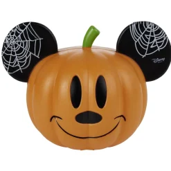 Discount Gifi Citrouille Disney Mickey à LED orange et noir - petit modèle