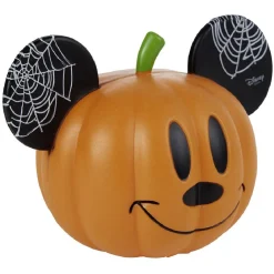 Discount Gifi Citrouille Disney Mickey à LED orange et noir - petit modèle