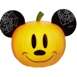 Discount Gifi Citrouille Disney Mickey à LED orange et noir - petit modèle