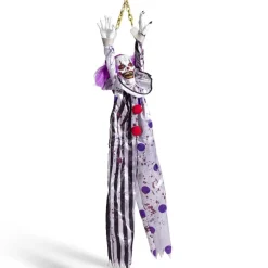Hot Gifi Clown Halloween animé et lumineux H118cm