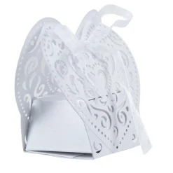 Clearance Gifi Coeur blanc à dragées x10