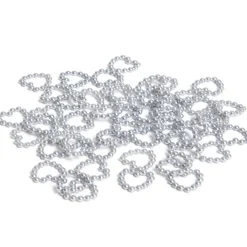 Clearance Gifi Coeur en perle argenté x50
