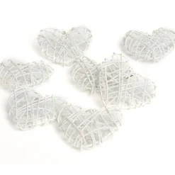 Sale Gifi Coeur métal blanc x7