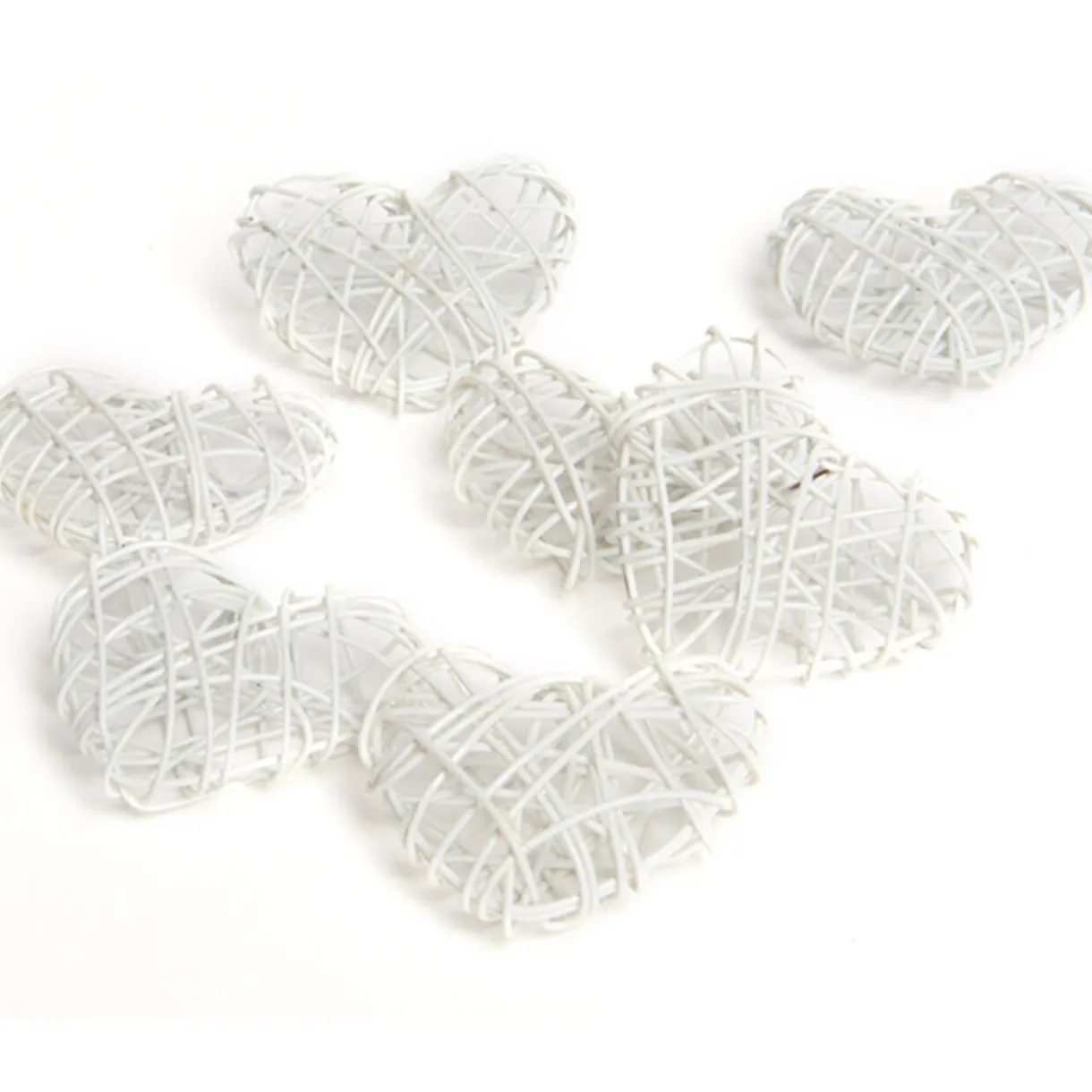 Sale Gifi Coeur métal blanc x7