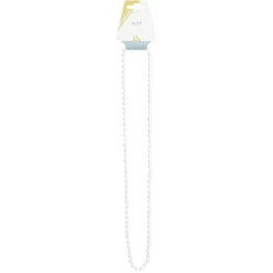 Clearance Gifi Collier perle blanc ou noir L84cm