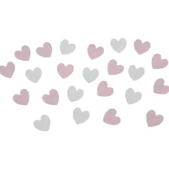 Sale Gifi Confetti coeur rose et blanc 30g